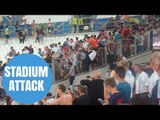 Stadium fans had no where to run to when Russian thugs attacked