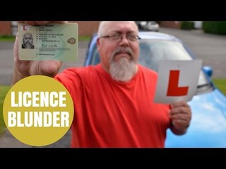A granddad forced to put his L plates back on - after the DVLA lost his licence