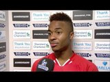 Liverpool 3-2 Man City - Raheem Sterling Post Match Interview - Great Atmosphere At Anfield