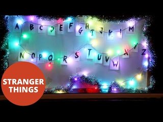 Stranger Things superfan creates Christmas display inspired by the hit Netflix show.