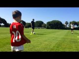 Kai Rooney Cheers On His Dad (Wayne Rooney) As He Trains To Be Ready For The World Cup