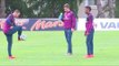 Wayne Rooney & Raheem Sterling In Freestyle Challenge During England Training