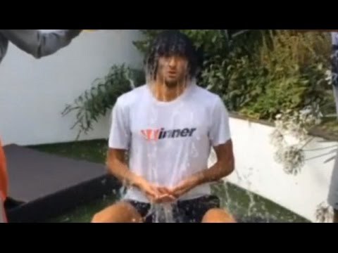 Marouane Fellaini Takes On The ALS 'Ice Bucket Challenge' ! Nominates David Moyes !