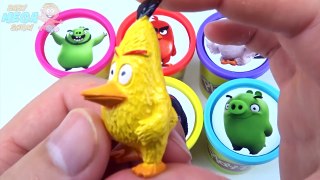Angry Birds Collection Toy Play Doh Cups Clay Surprise Toys Colours in English