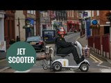 Petrolhead designs Britain's first jet powered mobility scooter