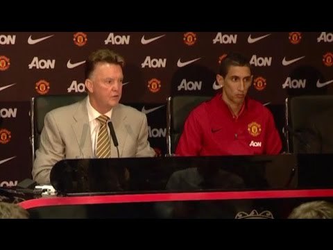 Angel Di Maria Unveiled By Manchester United - Louis van Gaal Says He 'Fits My Philosophy'