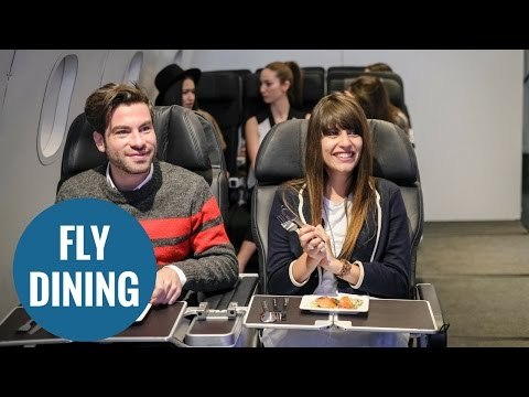 London pop-up restaurant serves airplane food.