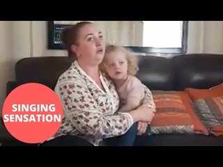 Housewife with an incredible voice belts out hits between bottle feeds