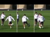 Cristiano Ronaldo Show Off His Freestyle Skills During Real Madrid Training