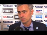 Newcastle 2-1 Chelsea - Jose Mourinho Post Match Interview -  Criticises Time-Wasting Home Fans