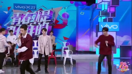 NINE PERCENT小鬼现场即兴说唱 实力rap担当没错了《快乐大本营》 Happy Camp【湖南卫视官方频道】