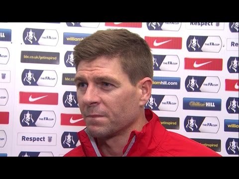 Wimbledon 1-2 Liverpool - Steven Gerrard Post Match Interview