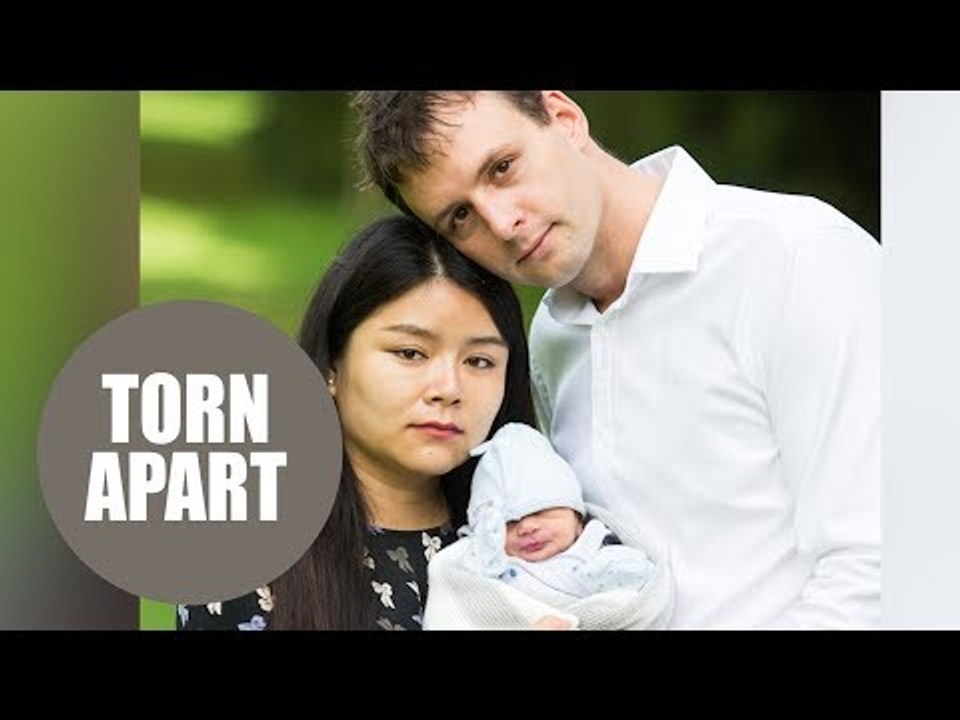 Young mum who faces being torn apart from her newborn baby boy just weeks after giving birth.