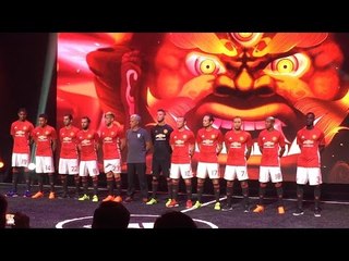 Manchester United Launch New Adidas Home Kit In Shanghai