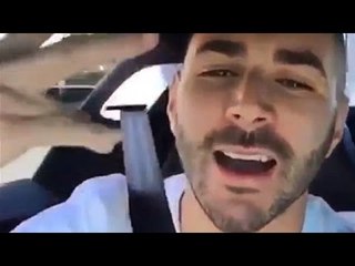 Karim Benzema Sings Along To Tupac In His Bugatti Veyron