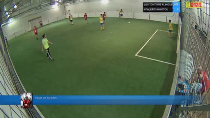 Faute de aurelien - LES TONTONS FLINGUEURS Vs ATHLETIC KINIKTOU - 31/05/18 20:00 - LIGUE 2