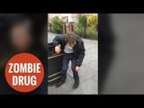 Shocking video of men who turned into zombies by Spice drug