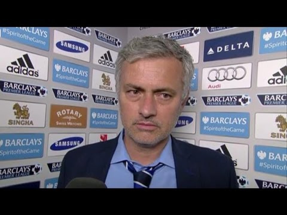 Chelsea 1-1 Liverpool - Jose Mourinho Post Match Interview - Happy At Steven Gerrard Applause