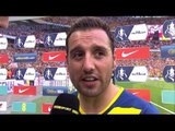 FA Cup Final - Arsenal 4-0 Aston Villa - Santi Cazorla Post Match Interview