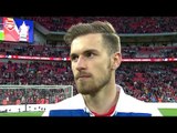 Reading 1-2 Arsenal - Aaron Ramsey Post Match Interview - FA CUP Semi Final