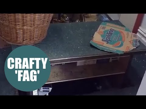 Hi-tec cubbyhole used to stash illegal cigarettes worth thousands of pounds - using a remote control