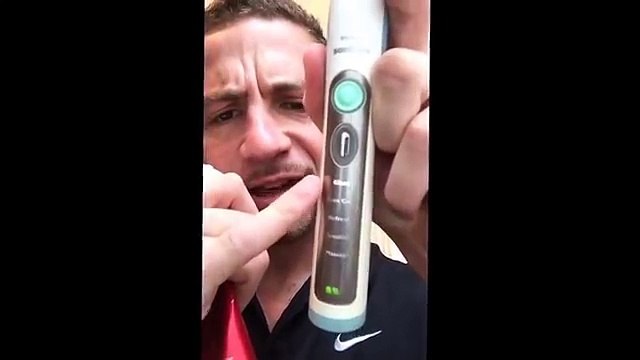 How to brush your teeth with an Electric Toothbrush. Phillips Sonicare!!!