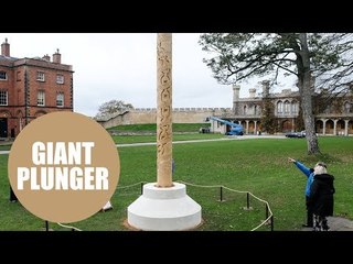 Monument bears uncanny resemblance - to a giant TOILET PLUNGER
