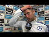 West Ham 2-1 Chelsea - Gary Cahill Post Match Interview - 'Lads Are Devastated'