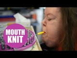 Amazing video of quadriplegic woman who knits with her mouth