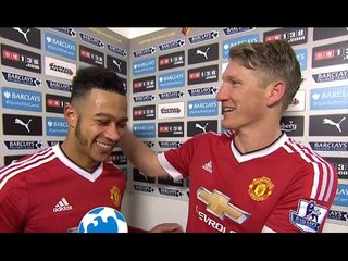 Watford 1-2 Manchester United - Memphis Depay & Bastian Schweinsteiger Post Match Interview