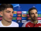 Arsenal 3-0 Dinamo Zagreb - Mathieu Flamini & Hector Bellerin Post Match Interview