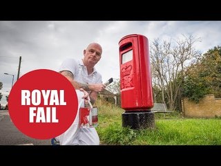 Royal Mail repaint post boxes smartened up by decorator