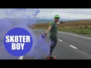 Unstoppable man breaks world record by skating the length of Great Britain in less than 16 days
