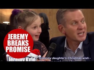 Jeremy Kyle blasted after claiming he failed to deliver an on-screen promise
