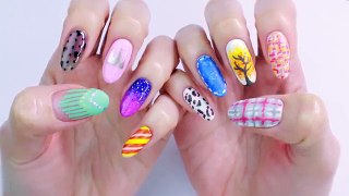 10 Nail Art Designs Using HOUSEHOLD ITEMS! | The Ultimate Guide #2