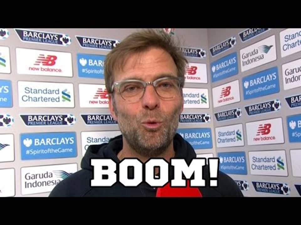 Liverpool 3-0 Manchester City - Jurgen Klopp Post Match Interview - BOOM!