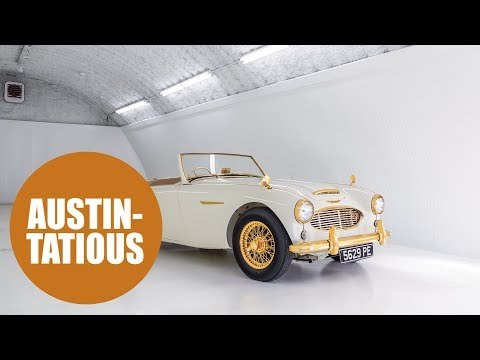 Gold-plated Austin-Healey sports car to sell for more than £400,000