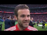 Crystal Palace 1-2 Manchester United - FA Cup Final - Juan Mata Post Match Interview