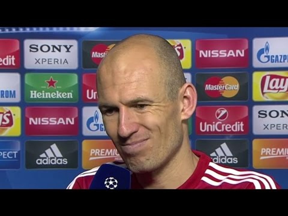 Juventus 2-2 Bayern Munich - Arjen Robben Post Match Interview