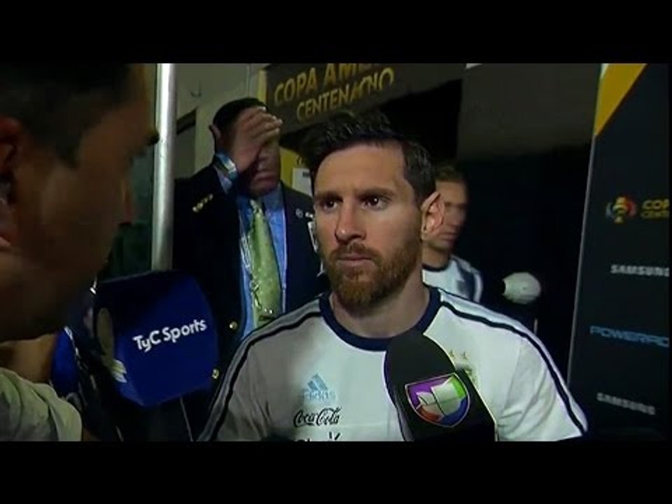 Lionel Messi Announces He Is Retiring From International Football! -- English Subtitles --