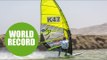 Female windsurfer breaks world speed record for the second time