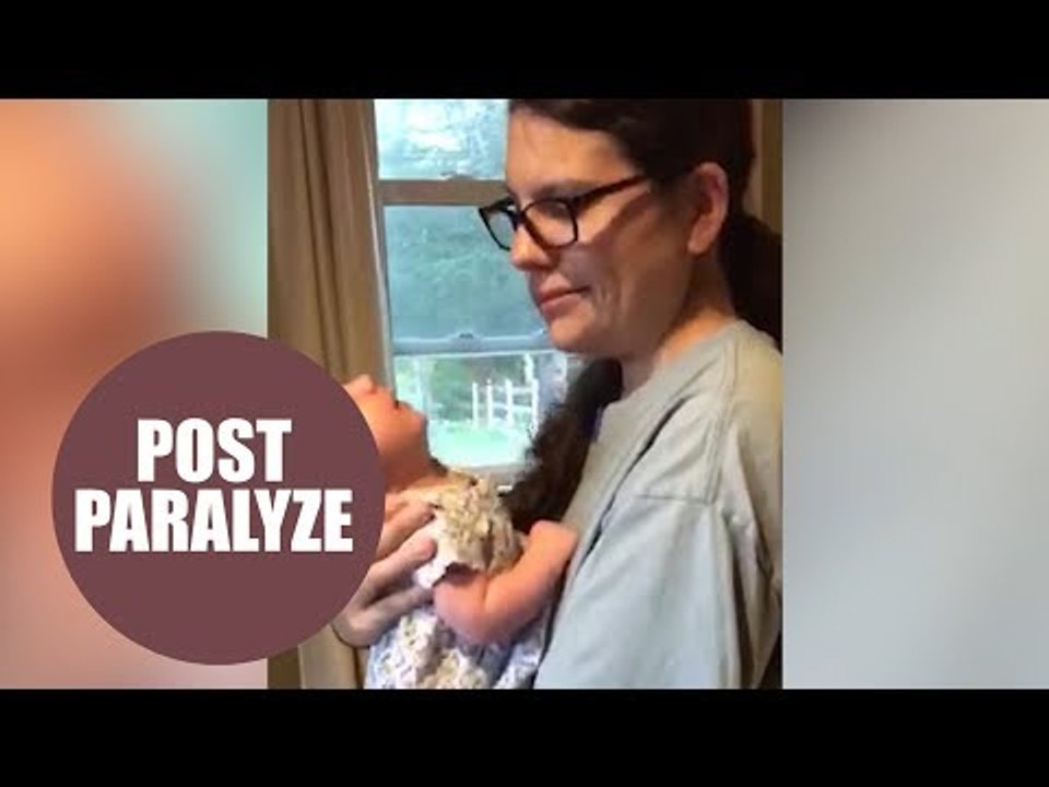 Woman wakes up to discover her face is paralyzed two weeks before due date