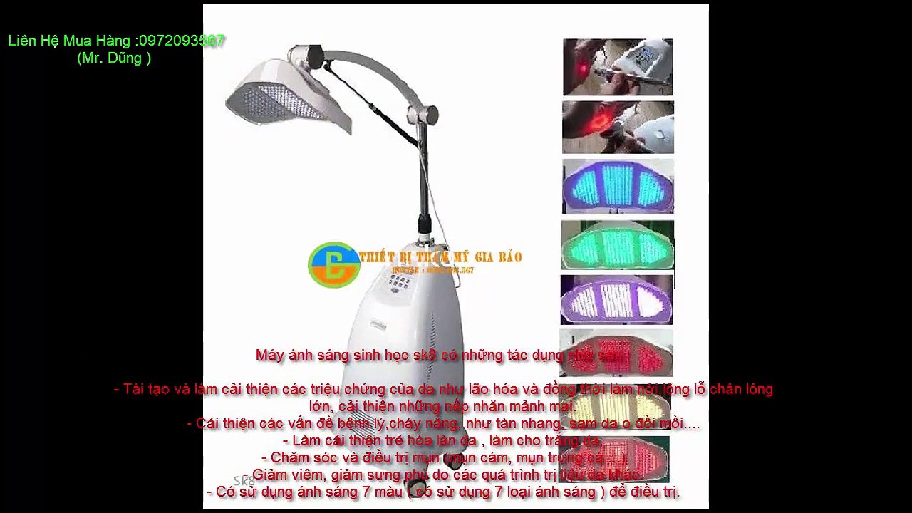 Máy Ánh Sáng Sinh Học SK8 - Máy Thẩm Mỹ Spa Gia Bảo