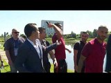 Cristiano Ronaldo Throws Reporter's Microphone Into Lake!!