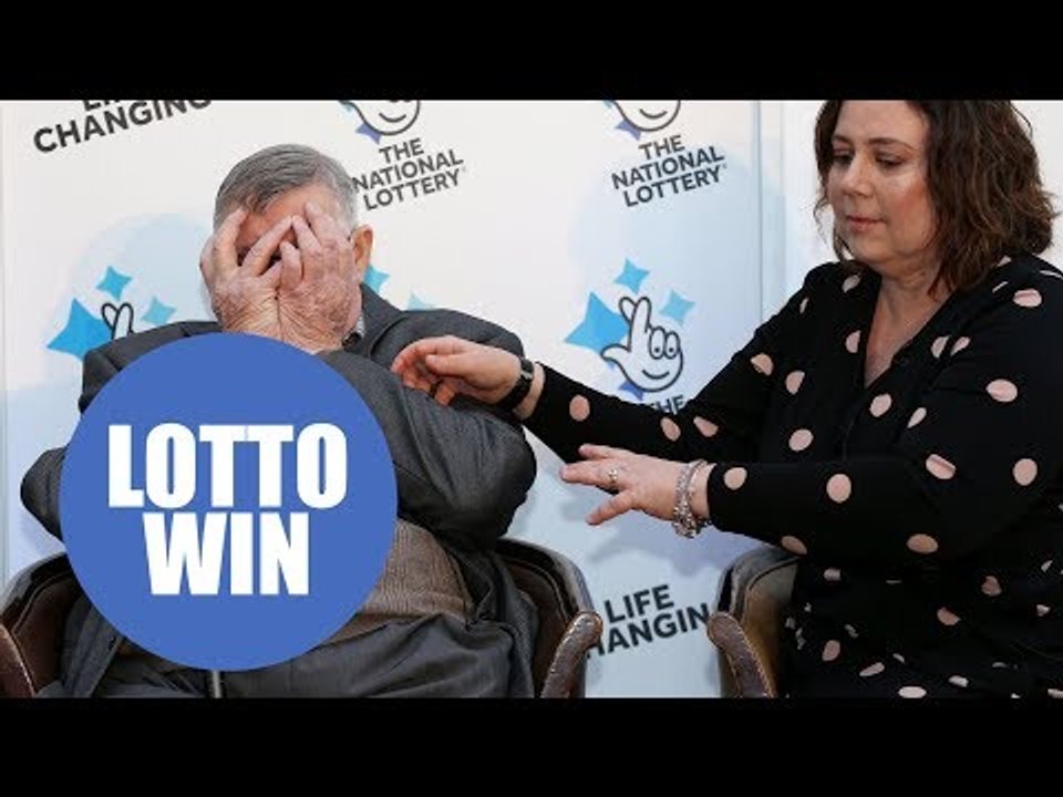 Britain's oldest lottery jackpot winners celebrate their win aged 87 and 83