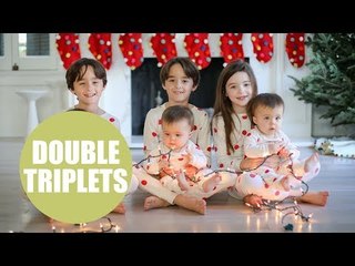 Family defy odds and have two sets of triplets