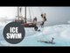 Brrrliant photos show sailors swimming on icebergs
