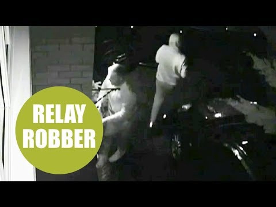 Police hunt sophisticated crooks caught on CCTV using relay device to steal Mercedes without a key