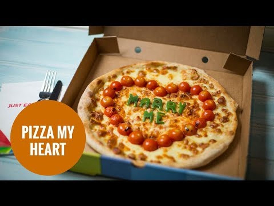 Couples can pop the question on Valentine's day via a pizza