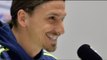Zlatan Ibrahimovic Press Conference - Asked About Manchester United & Working With Jose Mourinho